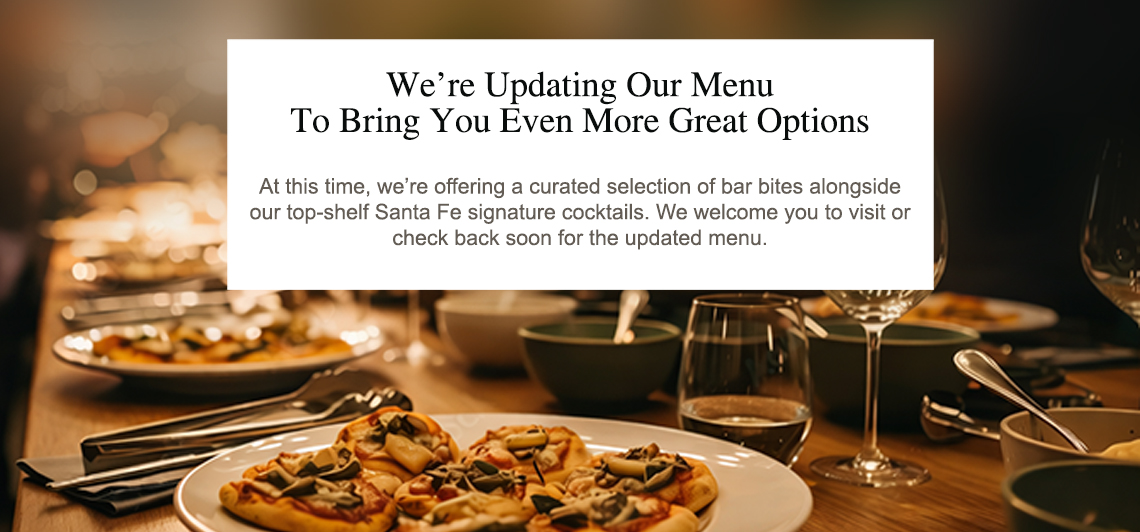 New Menu Coming Soon